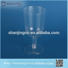 7 oz venda quente inquebrável copo de vidro de vinho de plástico transparente